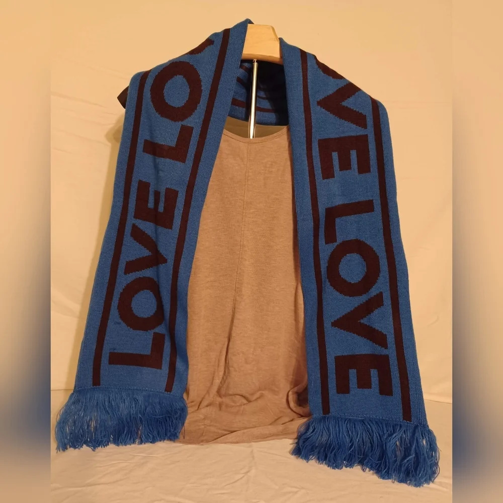 A Wild Fable Blue Love Scarf NWT - Picture 4 of 4